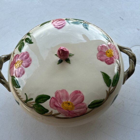 Vintage Franciscan Desert Rose Lidded Dish - Picture 1 of 7